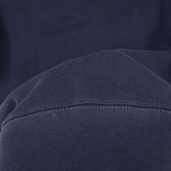 J. Crew Piqué Fleece Sweatshirt Men XS Blue Preppy Academia Collegiate Classic - Picture 13 of 16